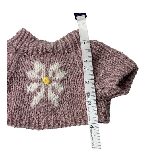 Knit SWEATER Fits Boyds Bears 11" Chest Size Dogs Dolls Teddy Bear Plush Toys - Picture 4 of 5